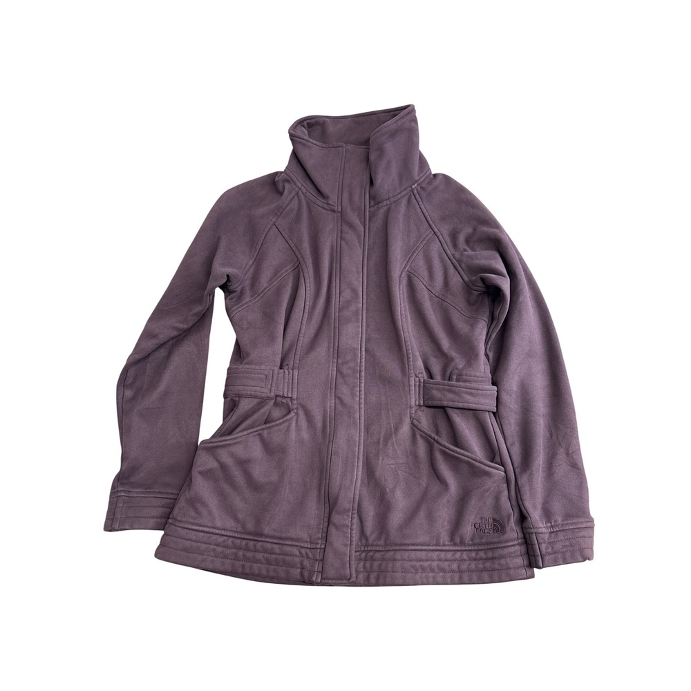 The North Face Womens Purple Full Zip Fleece Jacket A8XR Size Medium